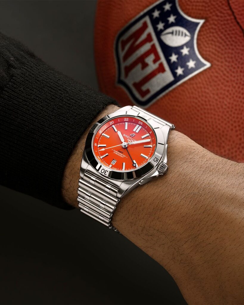 Breitling Chronomat Automatic GMT 40 NFL Denver Broncos