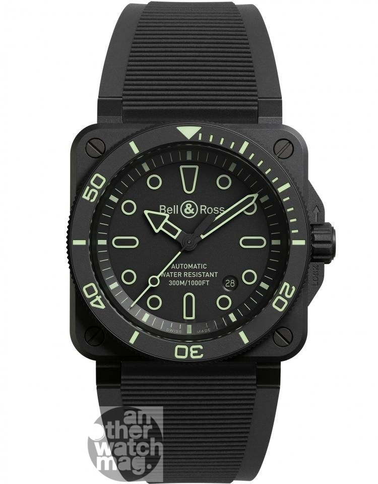 BELL & ROSS BR-03 DIVER LUM OUTLINE