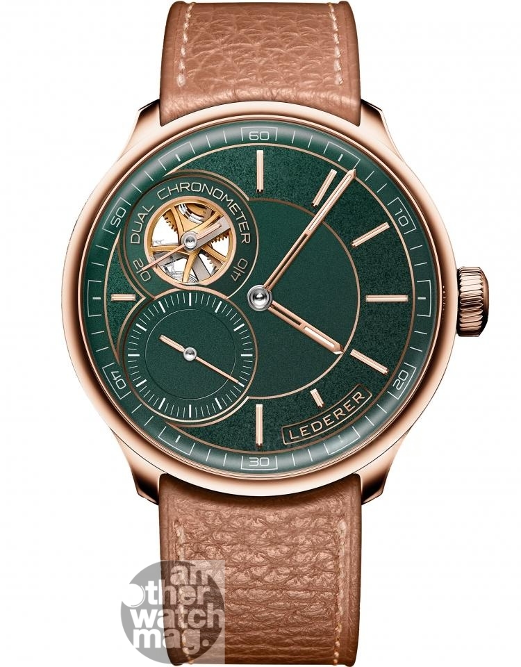 BERNHARD LEDERER Bernhard Lederer CENTRAL IMPULSE CHRONOMETER CIC 39 Racing Green