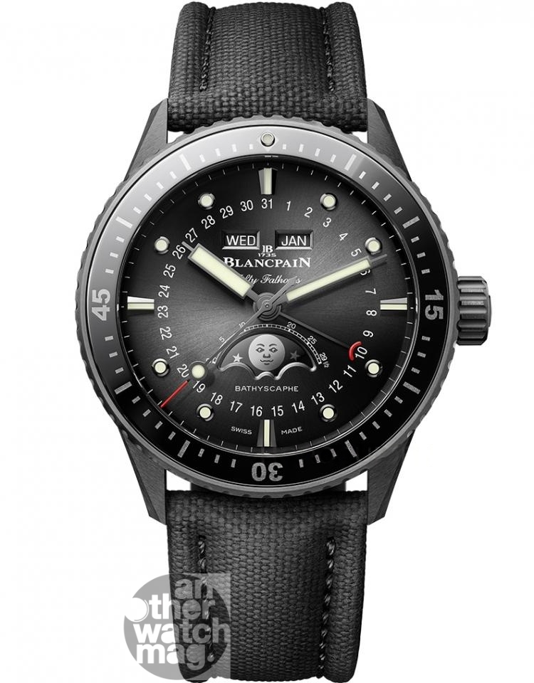 BLANCPAIN 五十噚深潛器全日曆月相腕錶