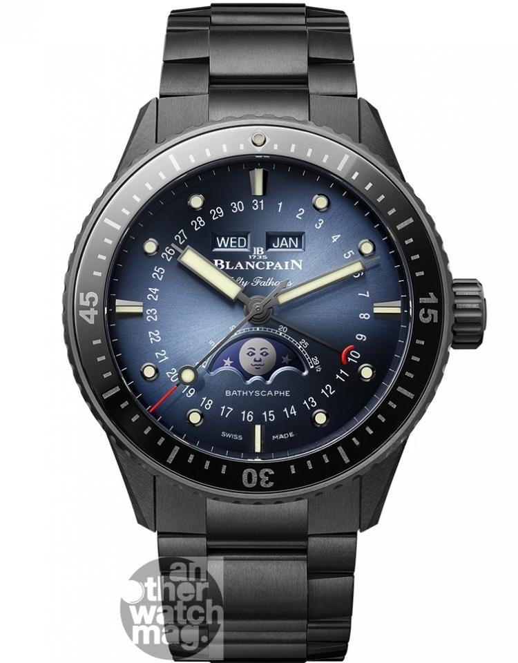 BLANCPAIN 五十噚深潛器全日曆月相腕錶
