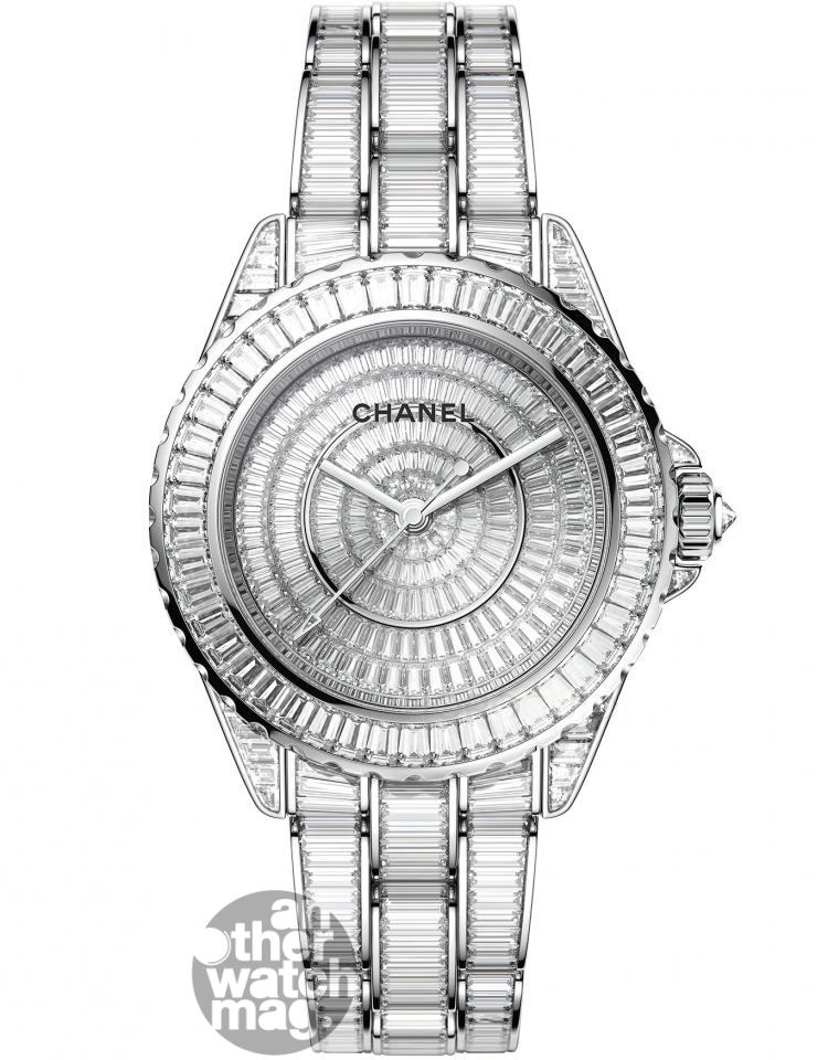 CHANEL Chanel J12 （J12 River 38毫米長階梯形切割鑽石腕錶）