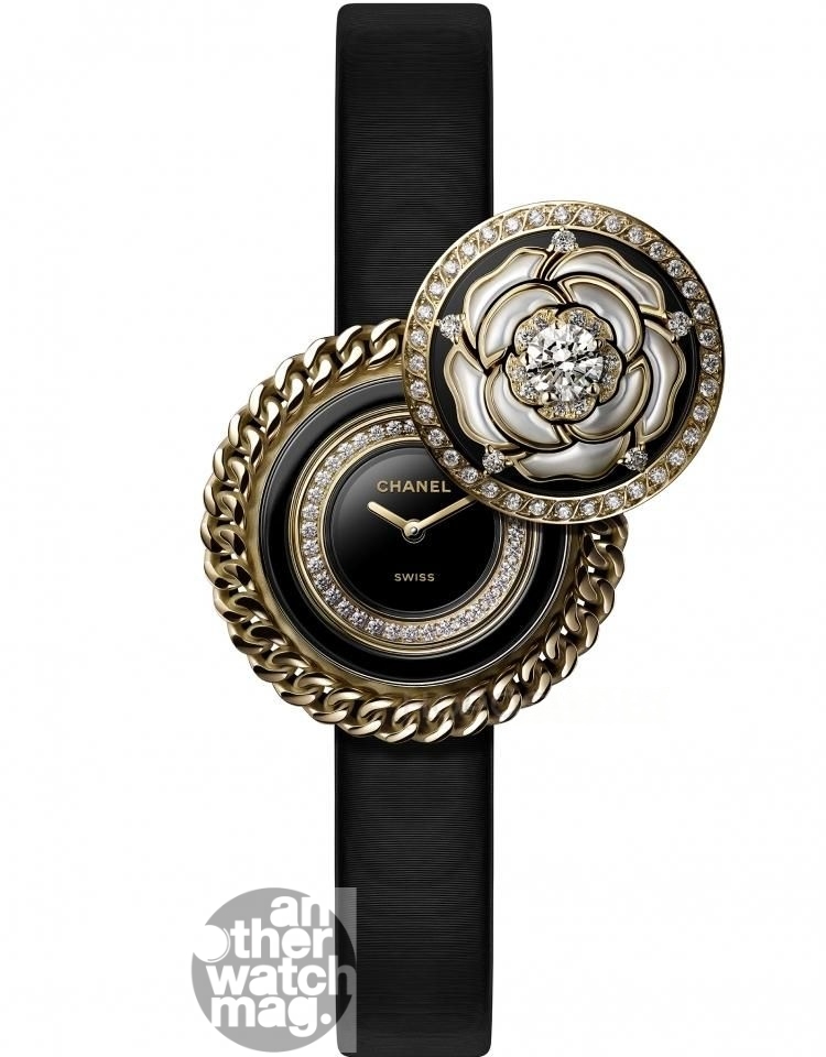 CHANEL Chanel MADEMOISELLE PRIVE （Mademoiselle Prive 山茶花鈕扣腕錶）