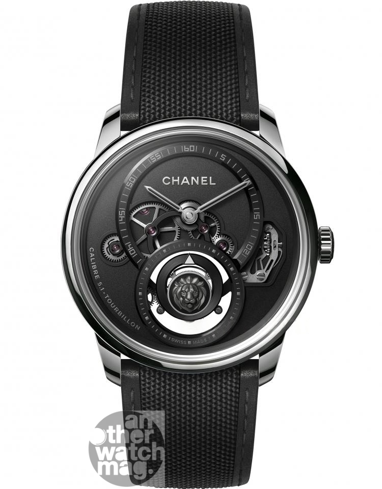 CHANEL Chanel MONSIEUR DE CHANEL （MONSIEUR 獅子陀飛輪黑色腕錶）
