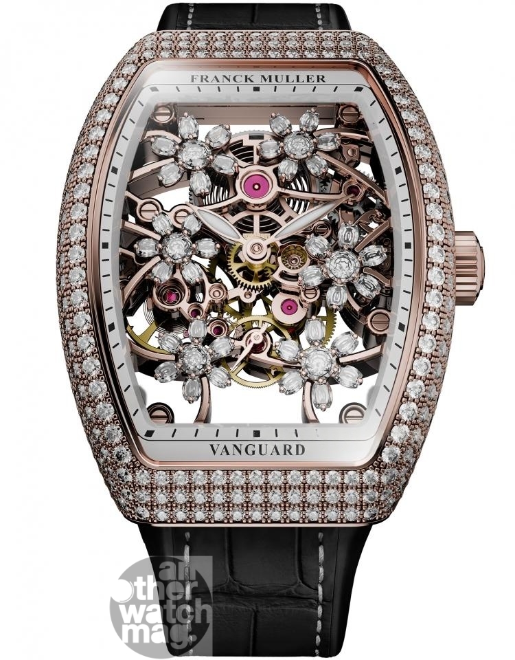 FRANCK MULLER Franck Muller VANGUARD V32 S6 SQT CURVEX FLOWER D
