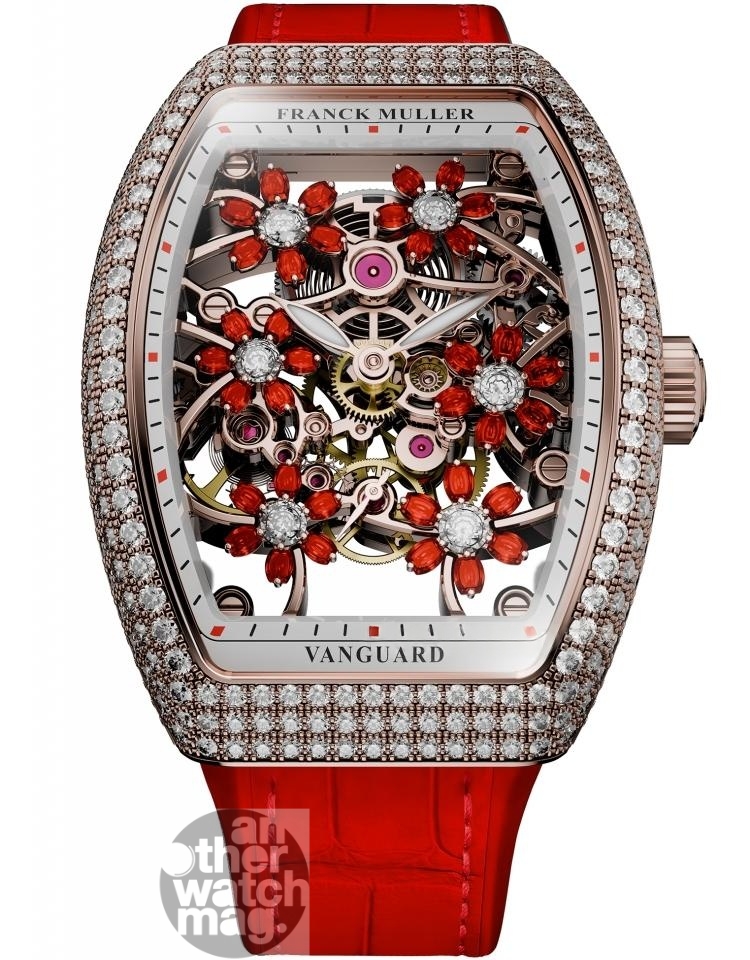 FRANCK MULLER Franck Muller VANGUARD V32 S6 SQT CURVEX FLOWER RU D