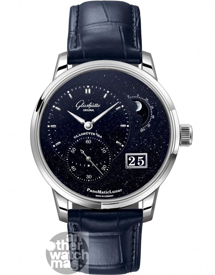 GLASHUTTE ORIGINAL Pano Matic Lunar 偏心月相腕錶180週年紀念版