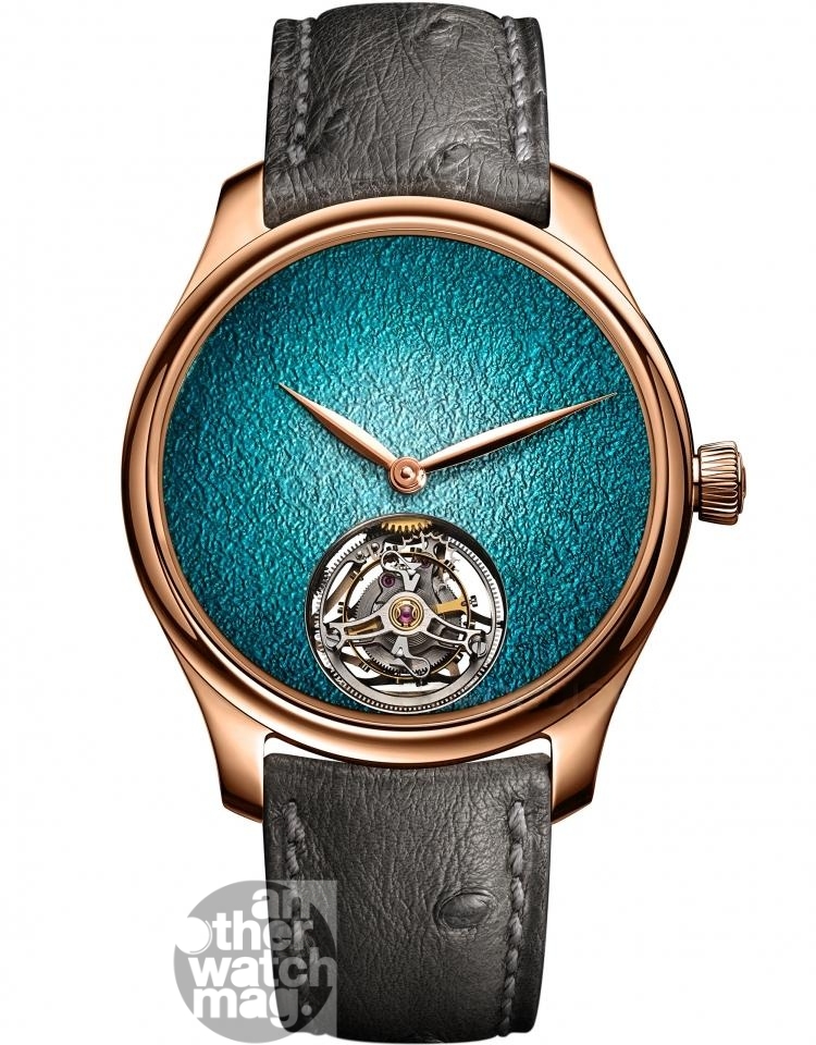 H. MOSER & CIE 綠松石琺瑯陀飛輪概念腕錶