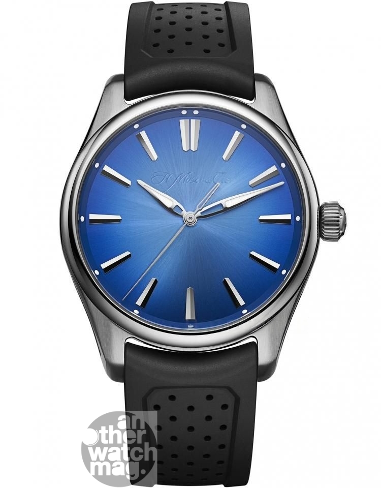 H. MOSER & CIE 開拓者大三針北極藍腕錶