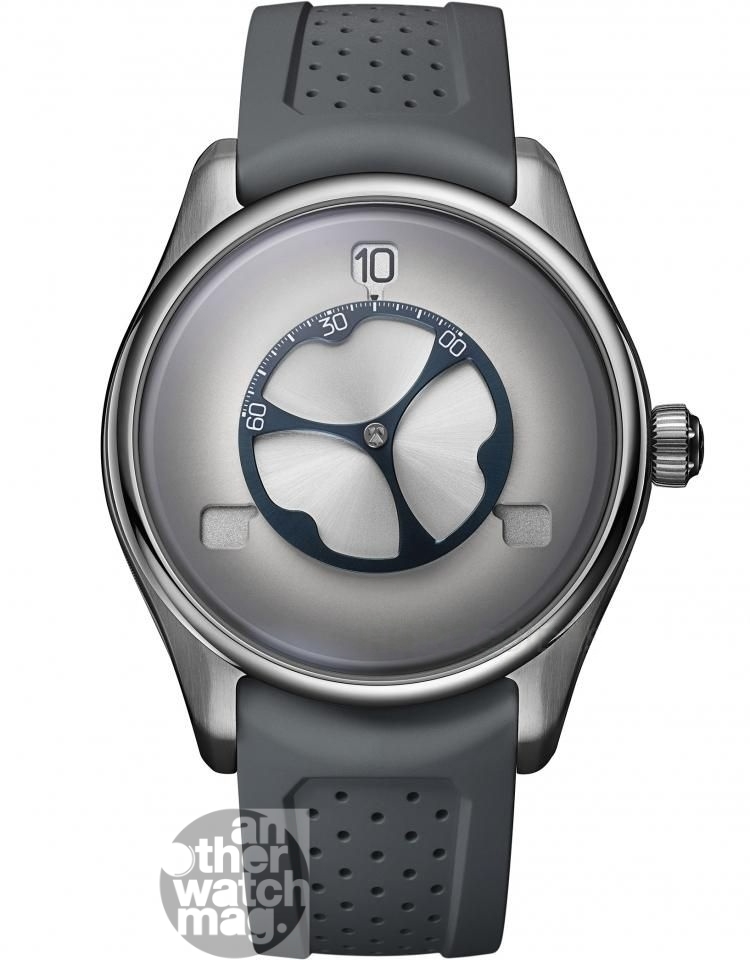 H. MOSER & CIE Pioneer Flying Hours White Fume