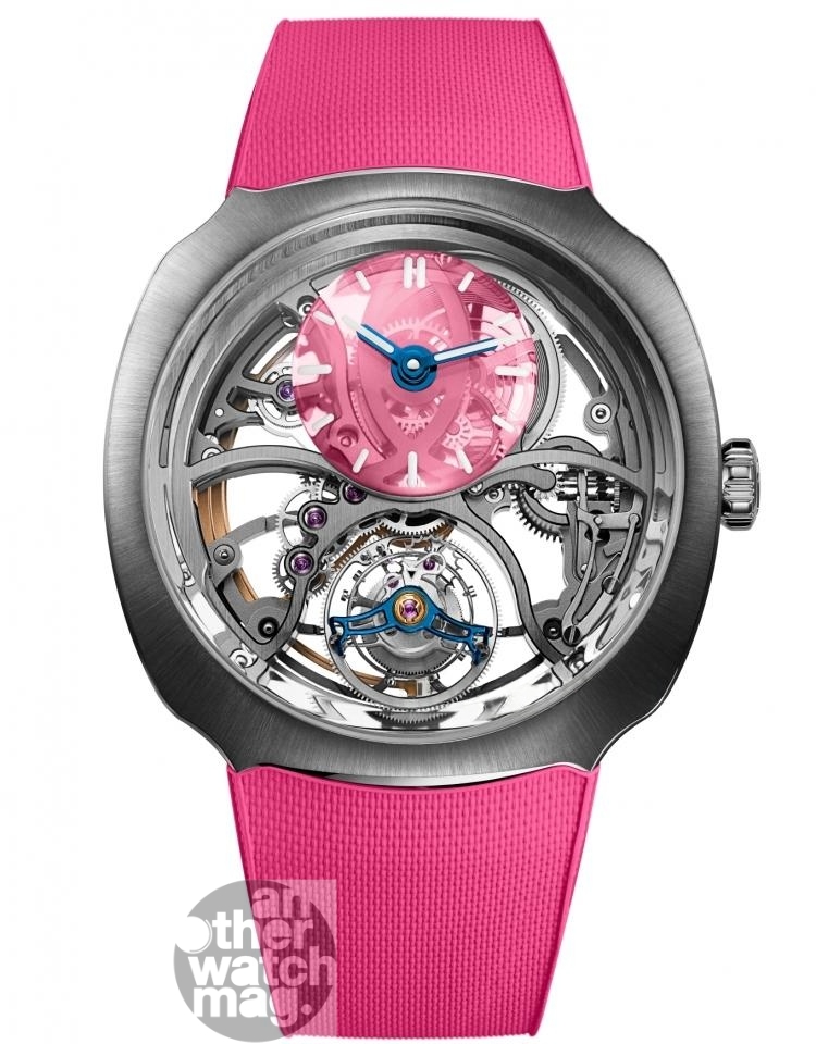 H. MOSER & CIE 圓柱陀飛輪鏤空腕錶ALPINE 限量版