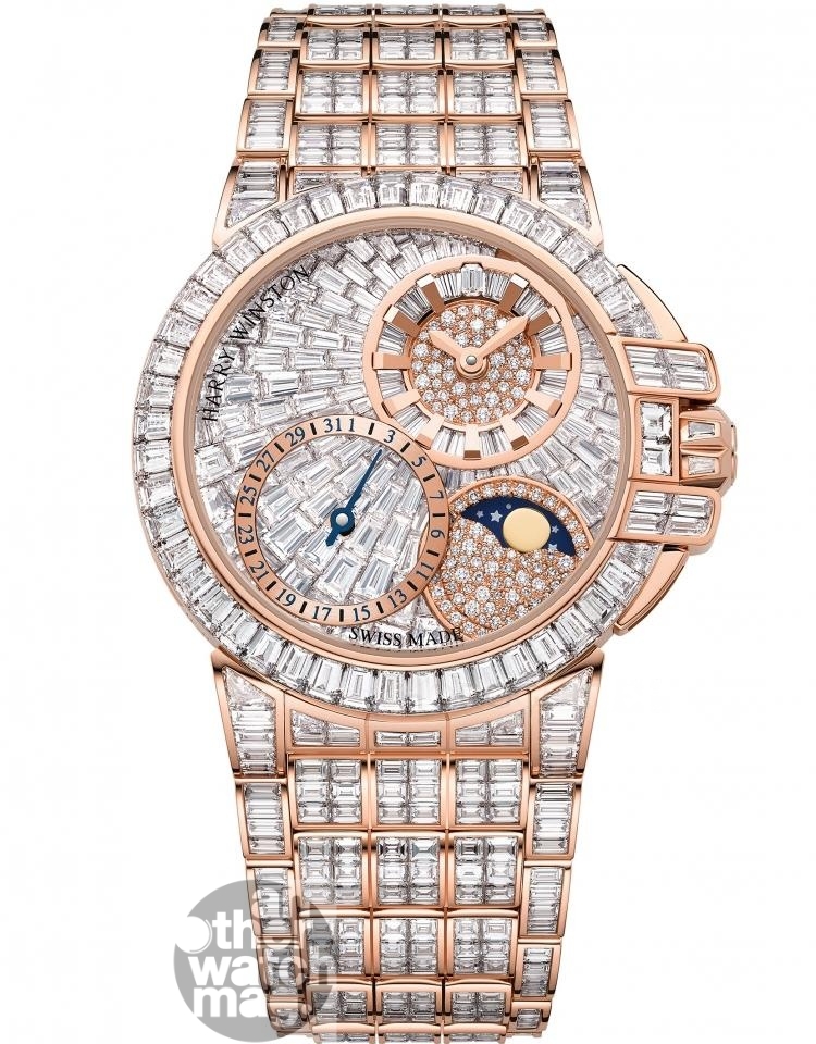 HARRY WINSTON Ocean Date Moon Phase Automatic 36mm