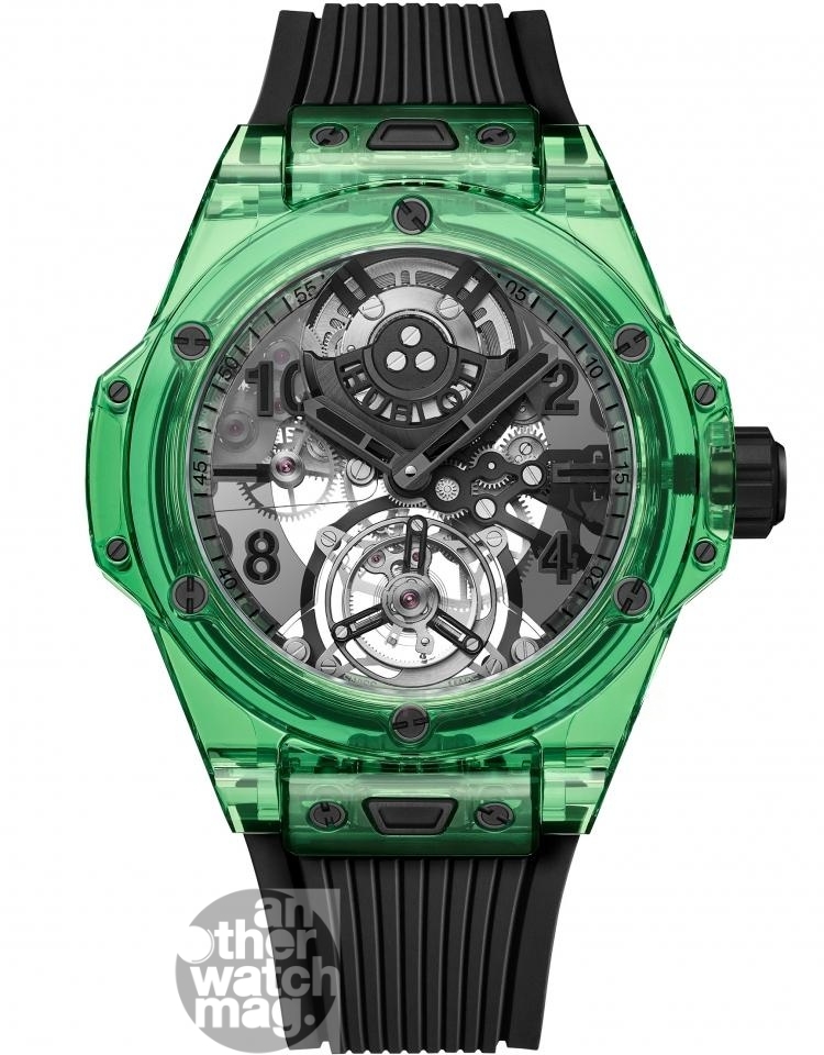 HUBLOT Big Bang 極光綠SAXEM陀飛輪腕錶
