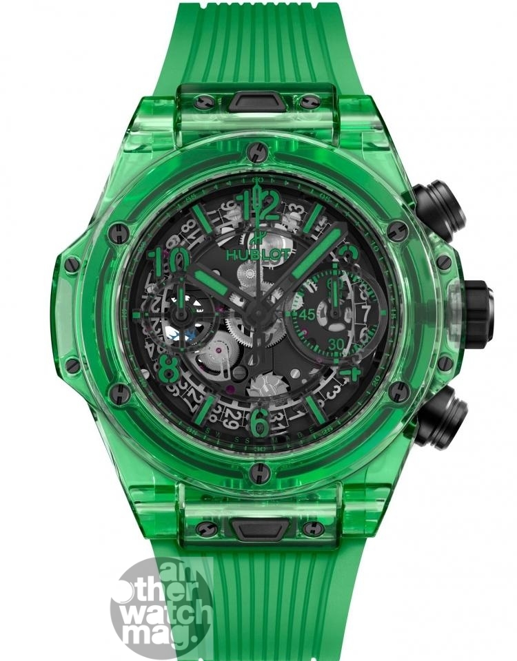 HUBLOT BIG BANG UNICO 極光綠SAXEM計時碼錶