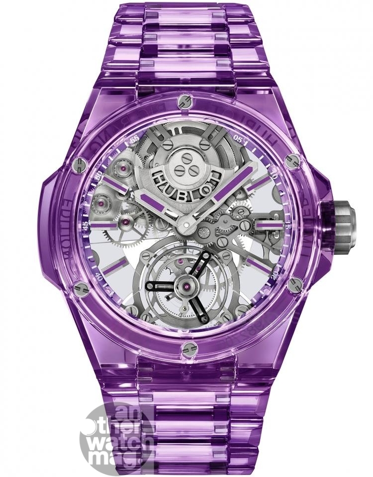 HUBLOT Integrated Tourbillon Full Purple Sapphire