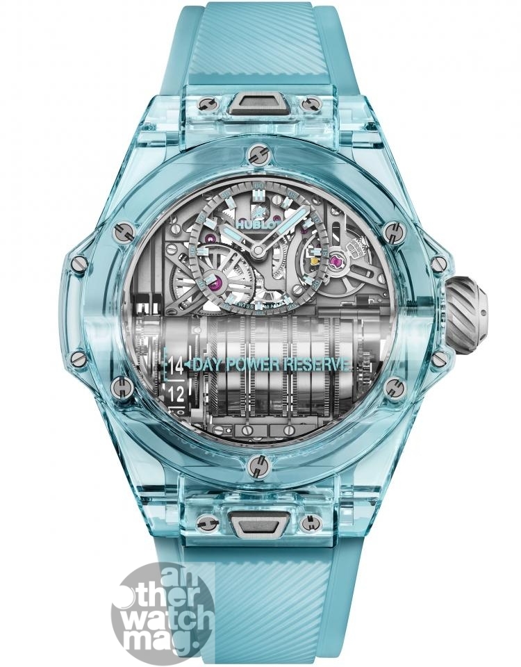 HUBLOT BIG BANG MP 11 Water Blue水藍色藍寶石腕錶