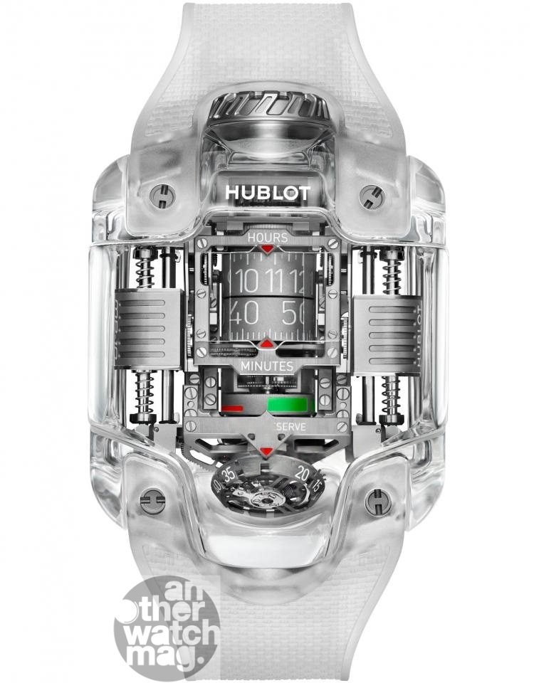 HUBLOT MP-10雙垂直上鍊陀飛輪藍寶石腕錶