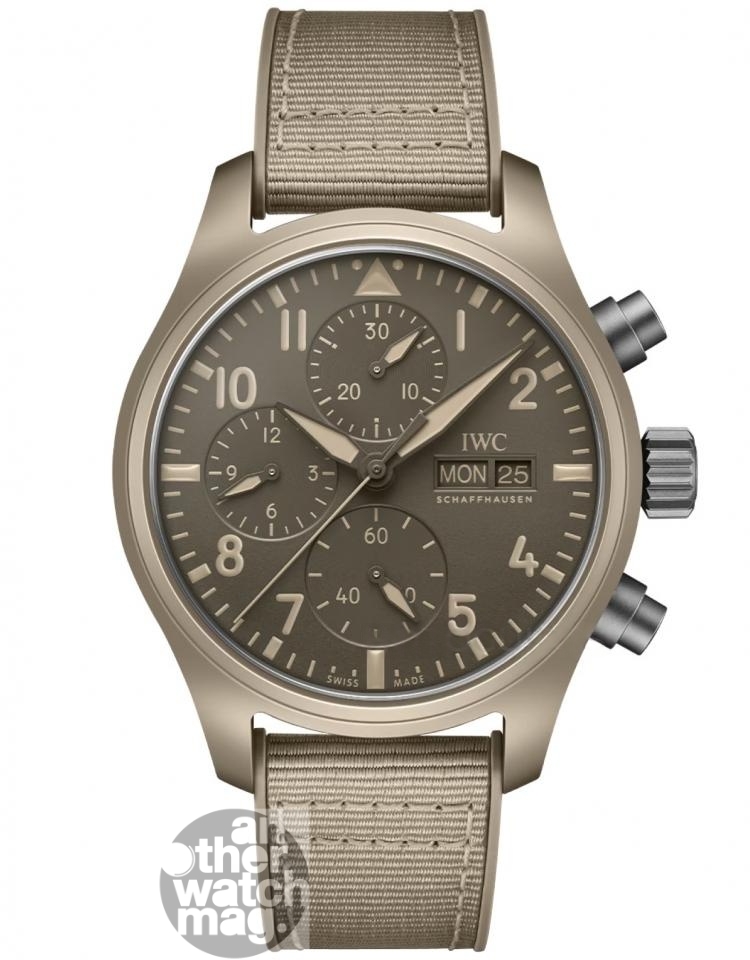 IWC 飛行員系列TOP GUN海軍空戰部隊計時腕錶41莫哈韋沙漠特別版