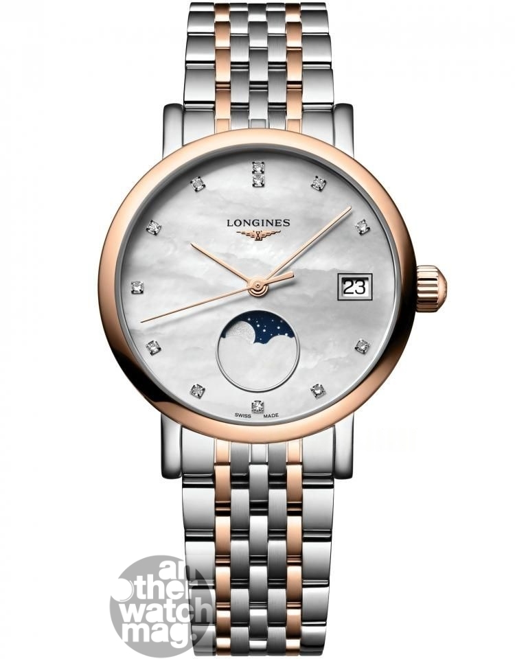 LONGINES Elegant博雅系列月相腕錶