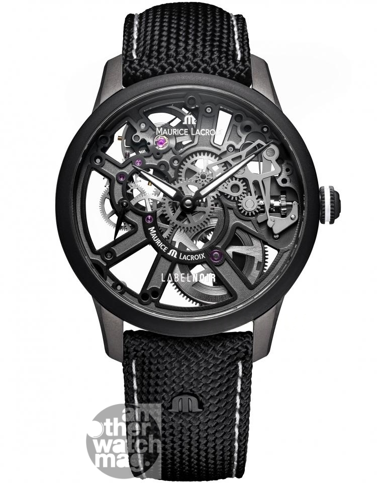 MAURICE LACROIX SKELETON LABEL NOIR
