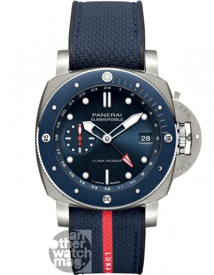 PANERAI Submersible GMT Luna Rossa Titanio
