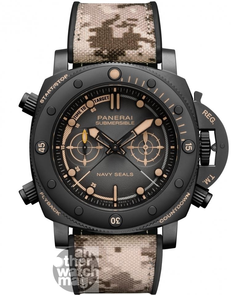 PANERAI Submersible Chrono Navy SEALs Titanio