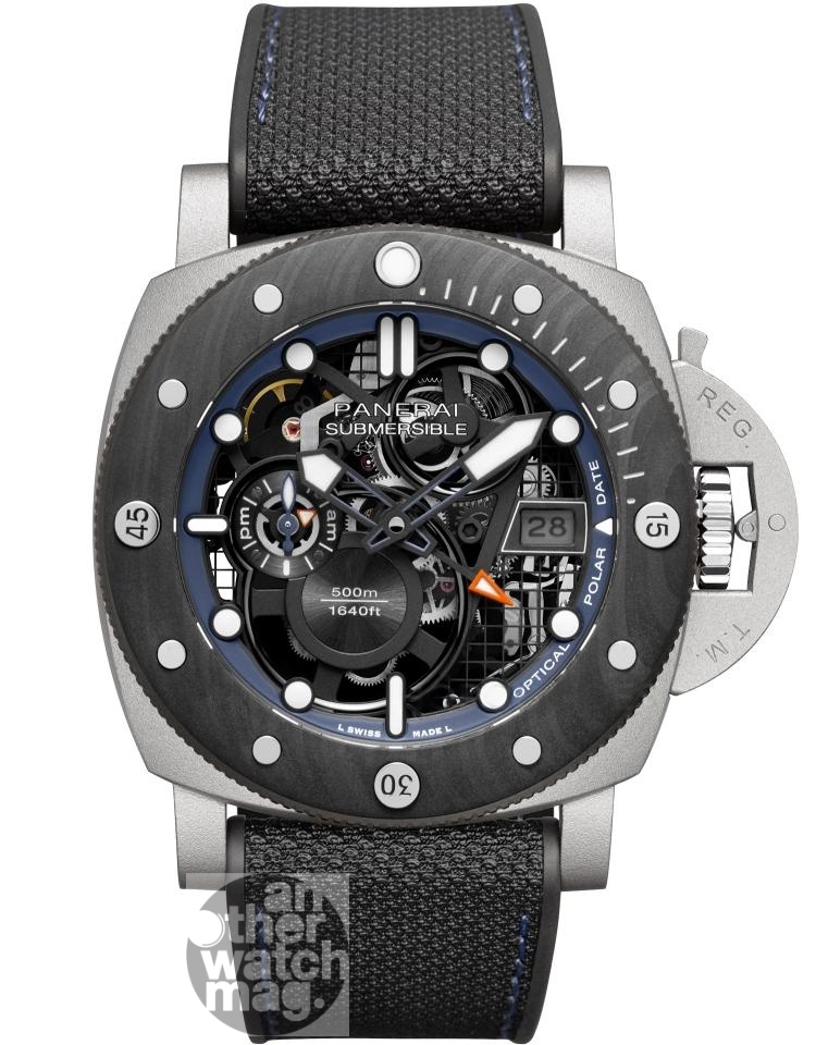PANERAI Mike Horn 兩地時間鈦金屬腕錶