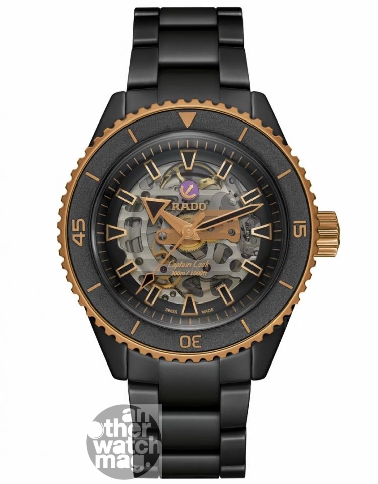 RADO Captain Cook高科技陶瓷鏤空腕錶