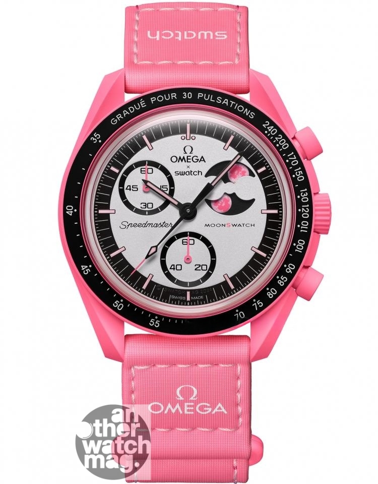 SWATCH MISSION TO THE PINK MOONPHASE