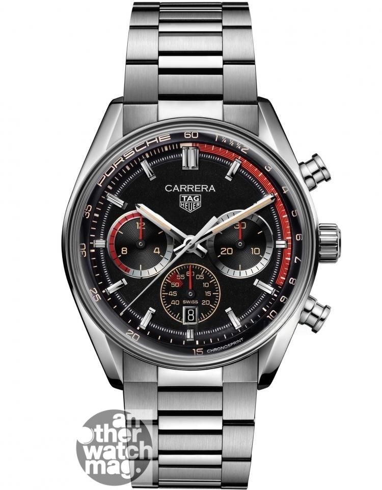TAG HEUER Chronosprint×Porsche Rallye 計時腕錶 精鋼款