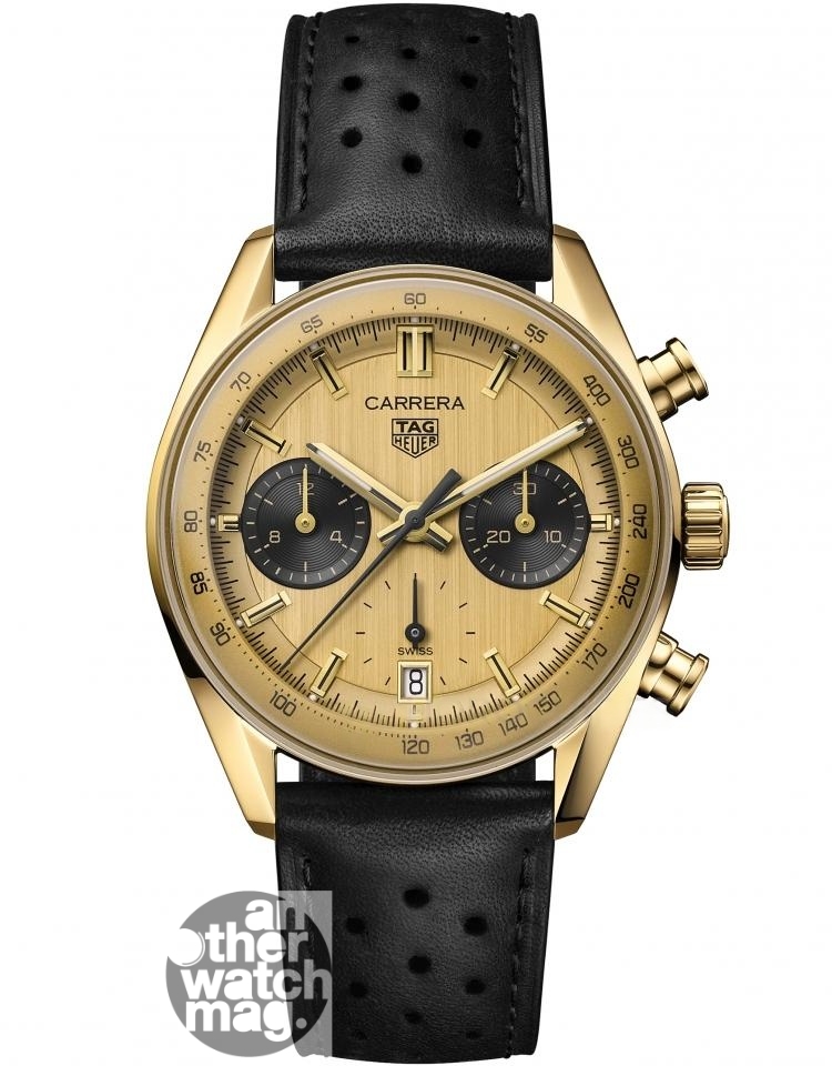 TAG HEUER Carrera Chronograph 黃金計時腕錶