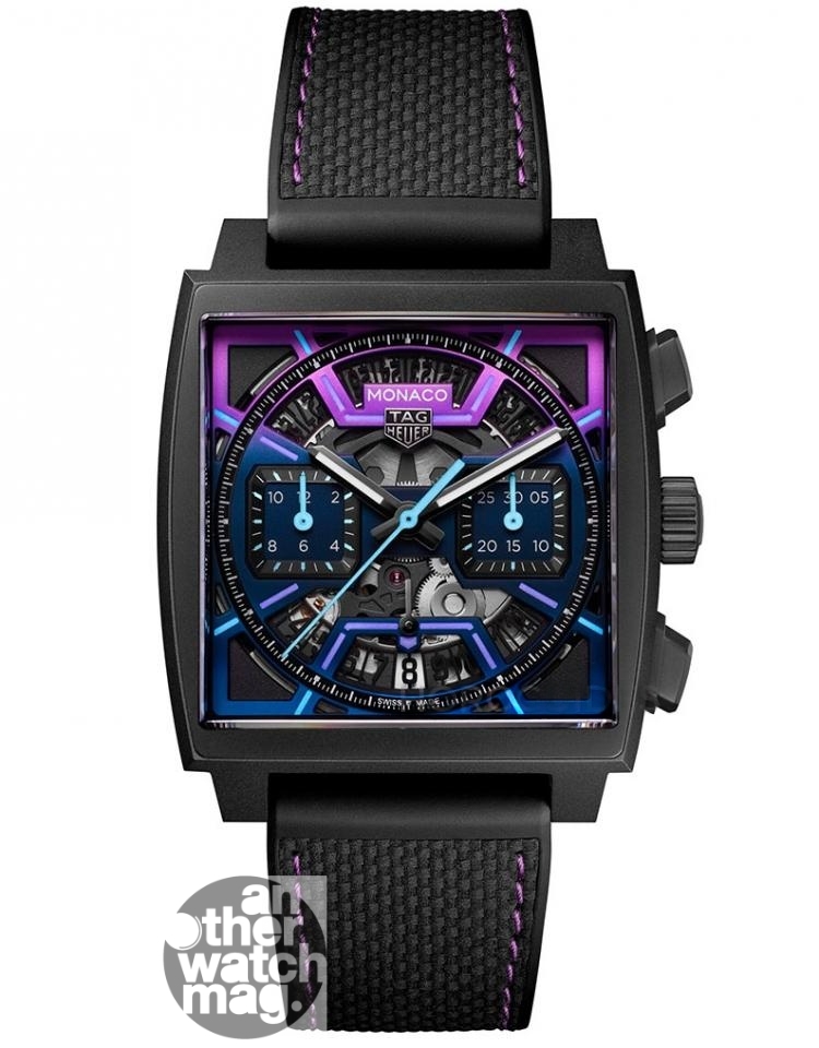 TAG HEUER Monaco鏤空計時腕錶